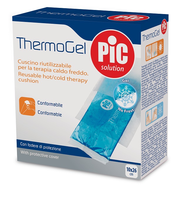 CUSCINO THERMOGEL 10X26 CM TERAPIA CALDO FREDDO CON FODERA ITC - dottorbianchi.it