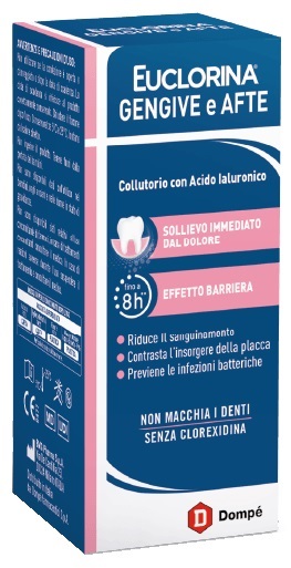 EUCLORINA GENGIVE E AFTE COLLUTORIO 200 ML - dottorbianchi.it