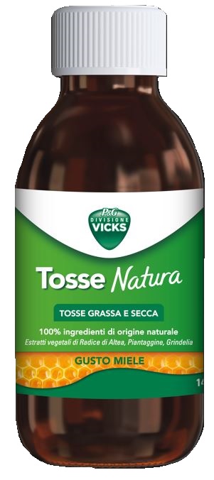 VICKS TOSSE NATURA TOSSE GRASSA E SECCA GUSTO MIELE 140 ML - dottorbianchi.it