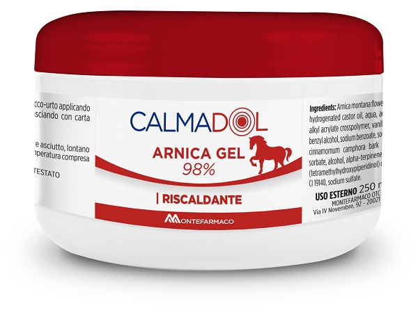CALMADOL ARNICA GEL 98% RISCALDANTE 250 ML - dottorbianchi.it
