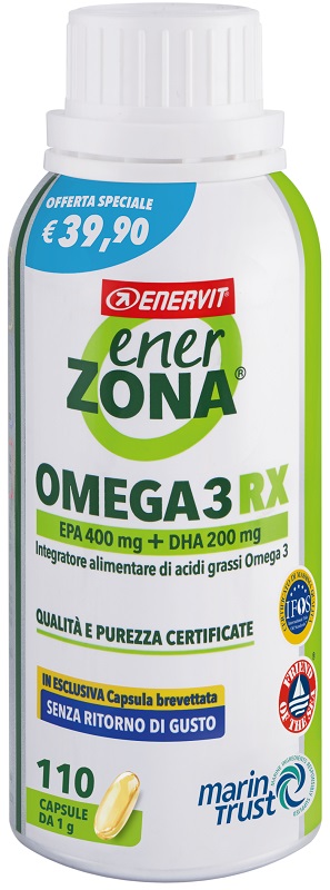 ENERZONA OMEGA 3 RX 110 CAPSULE 1 G OFFERTA SPECIALE - dottorbianchi.it