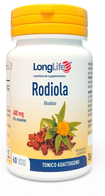 LONGLIFE RODIOLA 3% ROSAVINE 400 MG 60 TAVOLETTE - dottorbianchi.it