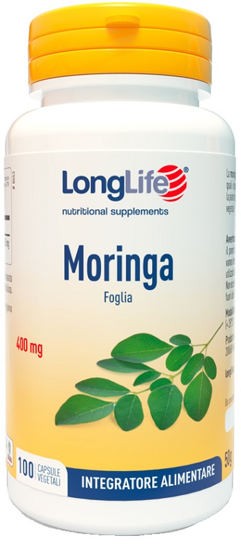 LONGLIFE MORINGA 400MG 100 CAPSULE - dottorbianchi.it