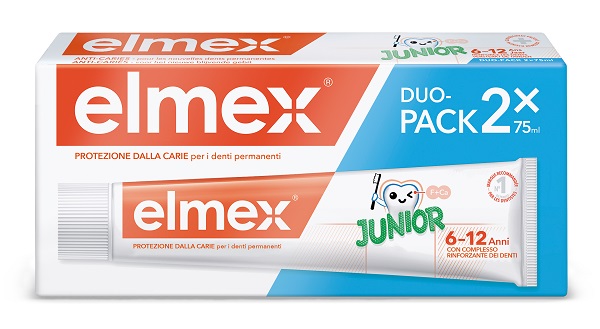 ELMEX JUNIOR DENTIFRICIO 75 ML DUOPACK - dottorbianchi.it