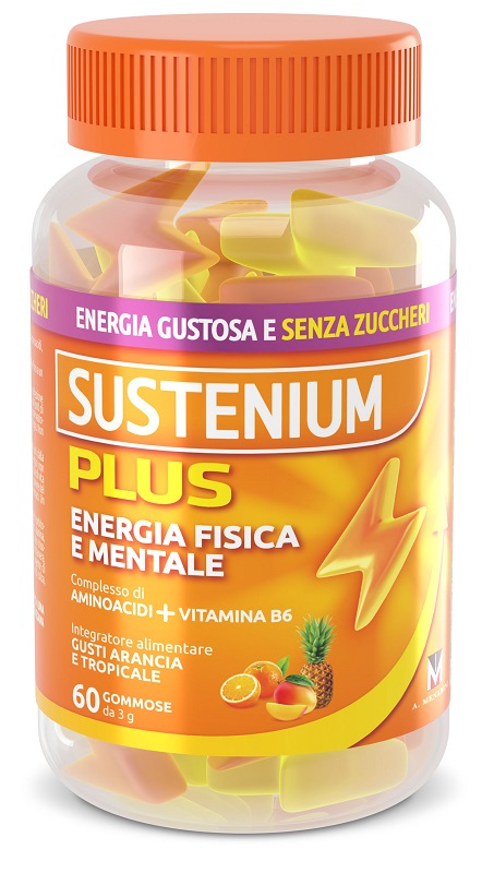 SUSTENIUM PLUS 60 CARAMELLE GOMMOSE 3 G - dottorbianchi.it