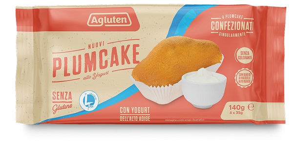 AGLUTEN NUOVI PLUMCAKE YOGURT 4 PEZZI DA 35 G - dottorbianchi.it
