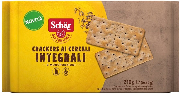 SCHAR CRACKERS CEREALI INTEGRALI 6 PEZZI DA 35 G - dottorbianchi.it