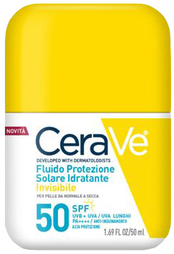 CERAVE FLUIDO PROTEZIONE SOLARE IDRATANTE INVISIBILE SPF50 50 ML - dottorbianchi.it