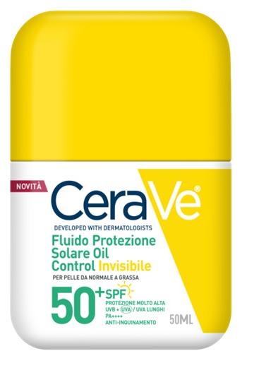 CERAVE FLUIDO PROTEZIONE SOLARE OIL CONTROL INVISIBILE SPF50+ 50 ML - dottorbianchi.it