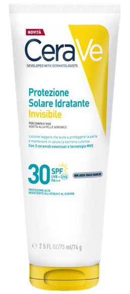 CERAVE PROTEZIONE SOLARE IDRATANTE INVISIBILE SPF30 75 ML - dottorbianchi.it