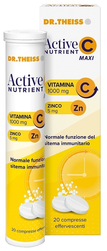 THEISS ATIVE NUTRIENT C-MAXI 20 COMPRESSE EFFERVESCENTI - dottorbianchi.it