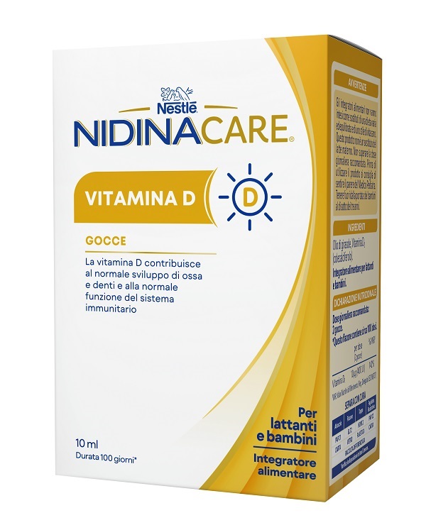 NIDINACARE VITAMINA D 10 ML - dottorbianchi.it