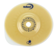 PLACCA PER UROSTOMIA CONVESSA RITAGLIABILE AURUM2 URO DIAMETRO 13-35 MM FLANGIA 55 MM 5 PEZZI - dottorbianchi.it
