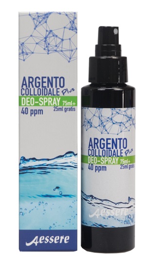 ARGENTO COLLOIDALE PLUS DEODORANTE SPRAY 75 ML + 25 ML - dottorbianchi.it