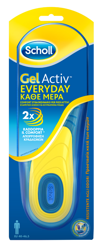 SCHOLL GEL ACTIV EVERYDAY UOMO - dottorbianchi.it