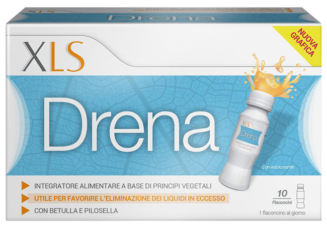 XLS DRENA 10 FLACONCINI X 10 ML - dottorbianchi.it