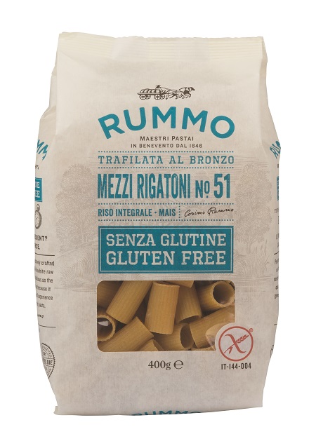RUMMO MEZZI RIGATONI N51 DI RISO INTEGRALE E MAIS 400 G - dottorbianchi.it