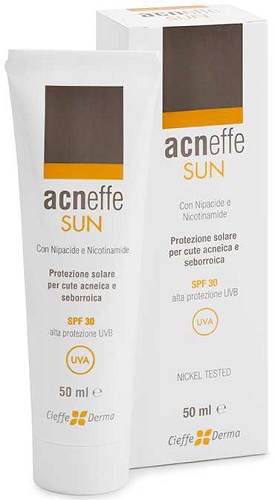 ACNEFFE SUN SPF 30 ALTA PROTEZIONE UVB PER CUTE ACNEICA E SEBORROICA 50 ML - dottorbianchi.it