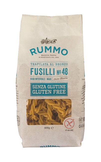 RUMMO FUSILLI N48 DI RISO INTEGRALE E MAIS 400 G - dottorbianchi.it