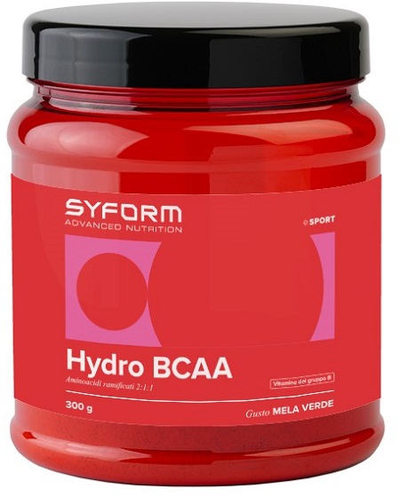 HYDRO BCAA INTEGRATORE IN POLVERE AL GUSTO DI MELA VERDE 300 G - dottorbianchi.it