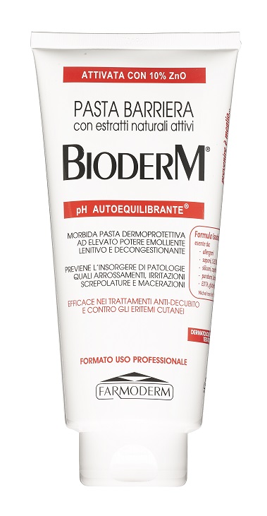 BIODERM PASTA BARRIERA TRASPIRANTE PH AUTOEQUILIBRANTE CON 10% ZINCO 300 ML - dottorbianchi.it