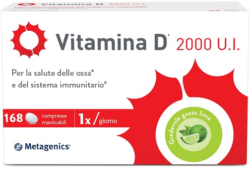 VITAMINA D 2000 UI 168 COMPRESSE MASTICABILI - dottorbianchi.it