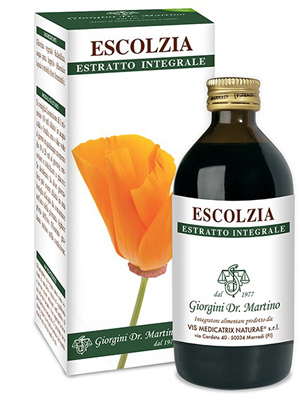 ESCOLZIA ESTRATTO INTEGRALE 200 ML - dottorbianchi.it