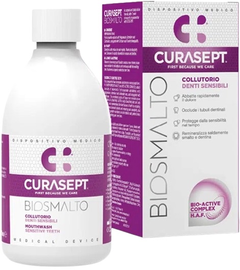 CURASEPT BIOSMALTO COLLUTORIO DENTI SENSIBILI 300 ML - dottorbianchi.it
