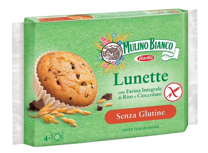 MULINO BIANCO LUNETTE CON FARINA INTEGRALE DI RISO E GOCCE DI CIOCCOLATO 140 G - dottorbianchi.it