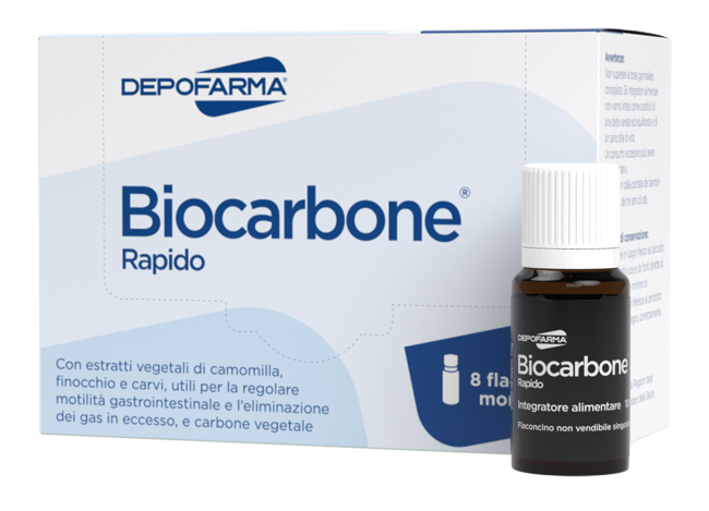 BIOCARBONE RAPIDO 8 FLACONCINI - dottorbianchi.it