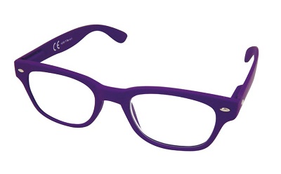 OCCHIALE DA LETTURA PREMONTATO T-VEDO GUMMY 2 VIOLA +2,00 - dottorbianchi.it