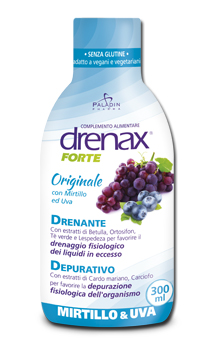 DRENAX FORTE ORIGINALE CON MIRTILLO E UVA 300 ML - dottorbianchi.it