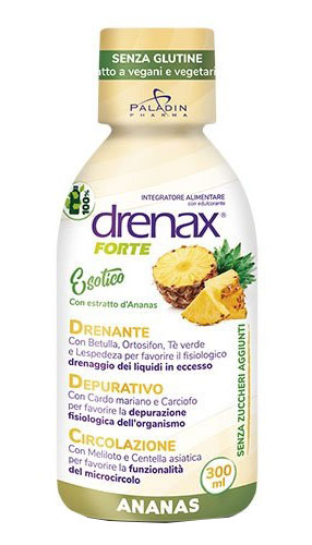 DRENAX FORTE ESOTICO CON ESTRATTO D'ANANAS 300 ML - dottorbianchi.it