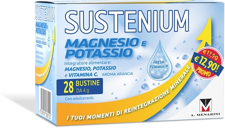 SUSTENIUM MAGNESIO POTASSIO 28 BUSTINE PROMO - dottorbianchi.it