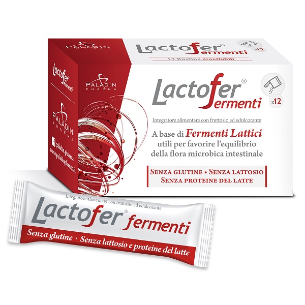 LACTOFER FERMENTI 12 BUSTINE OROSOLUBILI - dottorbianchi.it