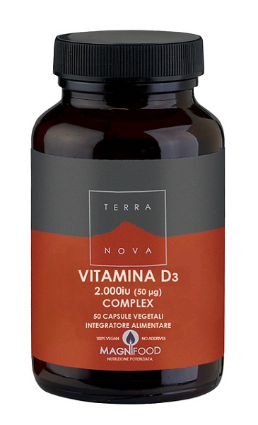 TERRANOVA COMPLESSO DI VITAMINA D3 2000 IU (50UG) 50 CAPSULE - dottorbianchi.it