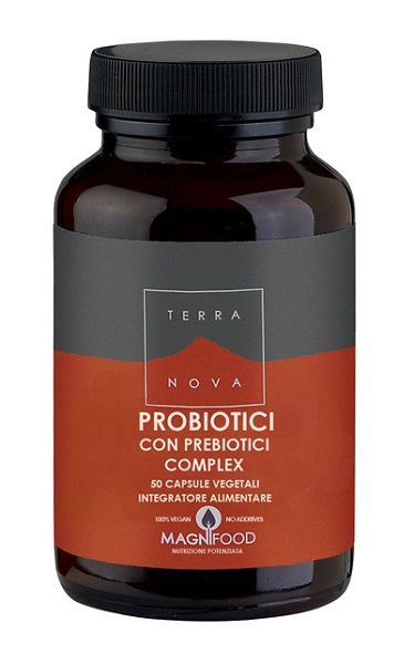 TERRANOVA PROBIOTICI CON PREBIOTICI COMPLEX 50 CAPSULE VEGETALI - dottorbianchi.it