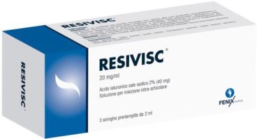 SIRINGA INTRA-ARTICOLARE RESIVISC ACIDO IALURONICO 40 MG 2 ML 3 PEZZI - dottorbianchi.it