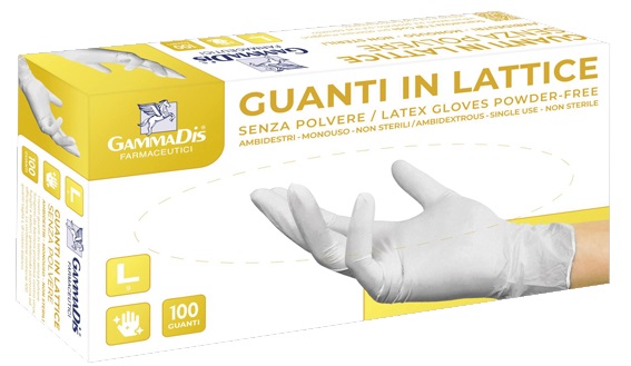 GUANTI LATTICE CON POLVERE MEDIUM 100 PEZZI - dottorbianchi.it