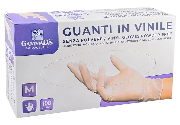 GUANTI VINILE SENZA POLVERE MEDIUM 100 PEZZI - dottorbianchi.it