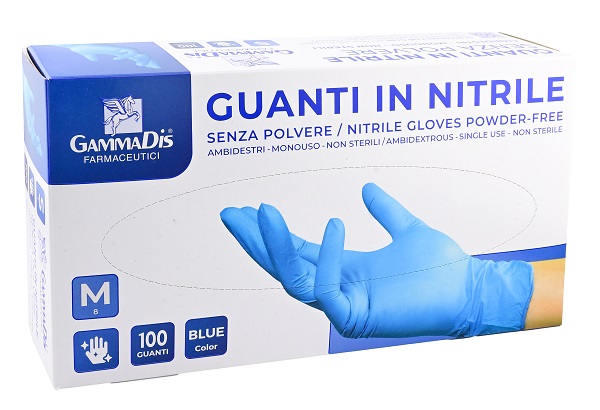 GUANTI NITRILE SENZA POLVERE MEDIUM 100 PEZZI - dottorbianchi.it