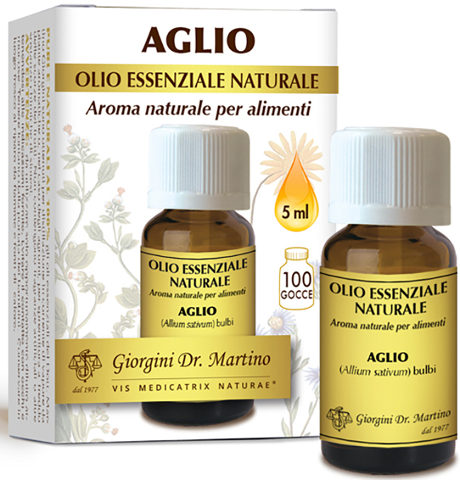 AGLIO OLIO ESSENZIALE NATURALE 5 ML - dottorbianchi.it