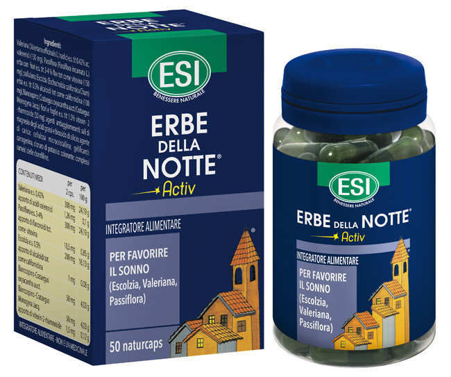 ESI ERBE DELLA NOTTE ACTIV 50 CAPSULE - dottorbianchi.it