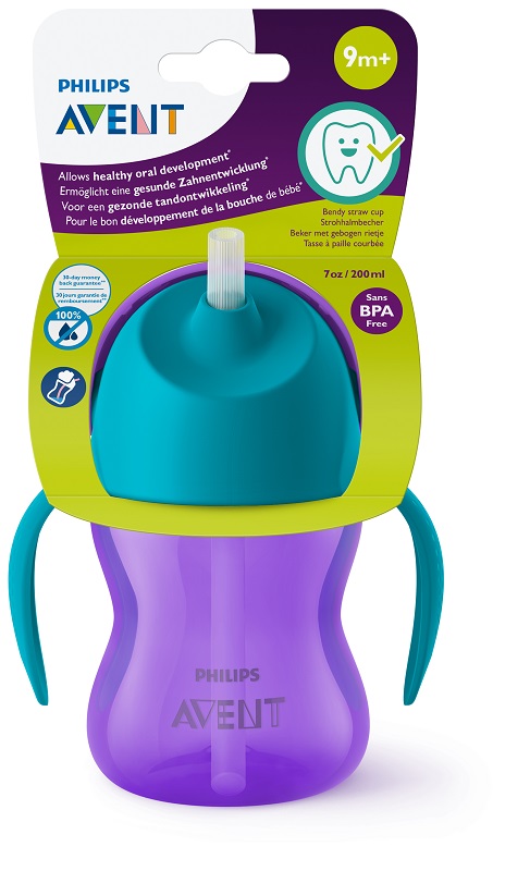 PHILIPS TAZZA COLORATA CON CANNUCCIA FEMMINA 200 ML - dottorbianchi.it