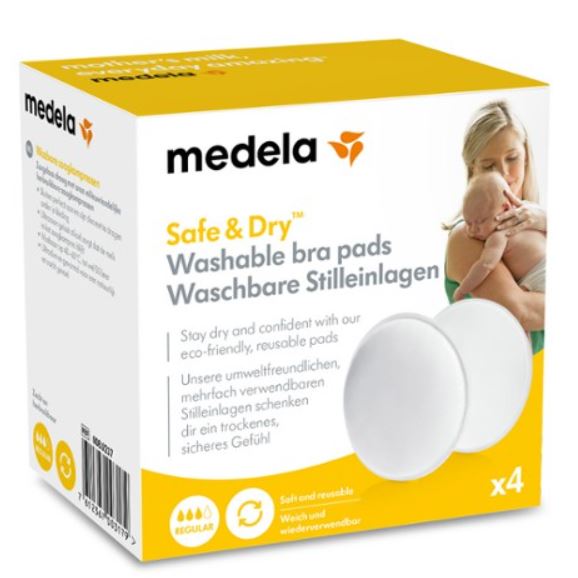 SAFE & DRY COPPETTA ASSORBILATTE LAVABILE 4 PEZZI - dottorbianchi.it