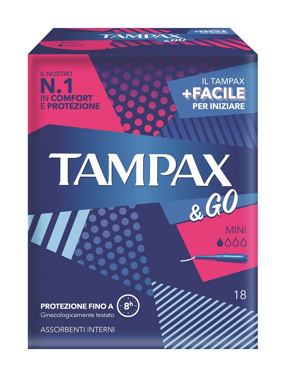 TAMPAX & GO MINI 18 PEZZI - dottorbianchi.it
