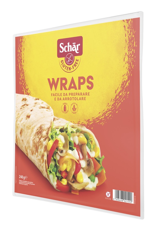 SCHAR WRAPS PIADINA ARROTOLABILE SENZA LATTOSIO 240 G - dottorbianchi.it