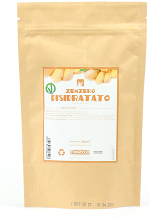 ZENZERO DISIDRATATO 100 G A FETTE SENZA ZUCCHERO - dottorbianchi.it