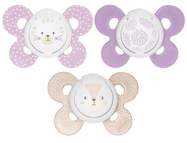 CHICCO SUCCHIETTO COMFORT GIRL IN SILICONE 6-16 MESI 2 PEZZI - dottorbianchi.it