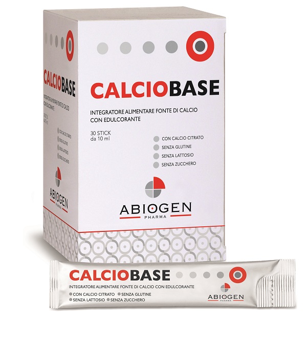 CALCIOBASE 30 STICK DA 10 ML SENZA ZUCCHERI AGGIUNTI SENZA GLUTINE E SENZA LATTOSIO - dottorbianchi.it